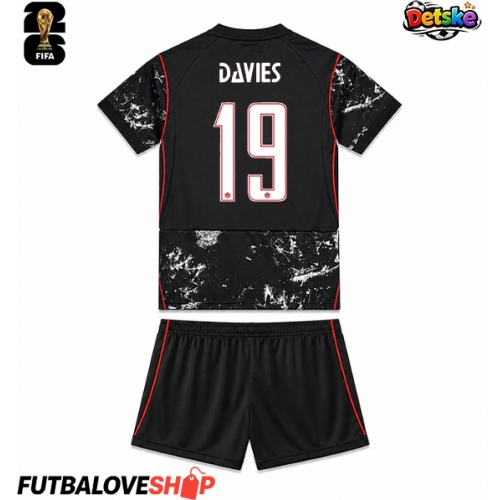 Dres Kanada Alphonso Davies #19 Preč pre deti MS 2026 Krátky Rukáv (+ trenírky)